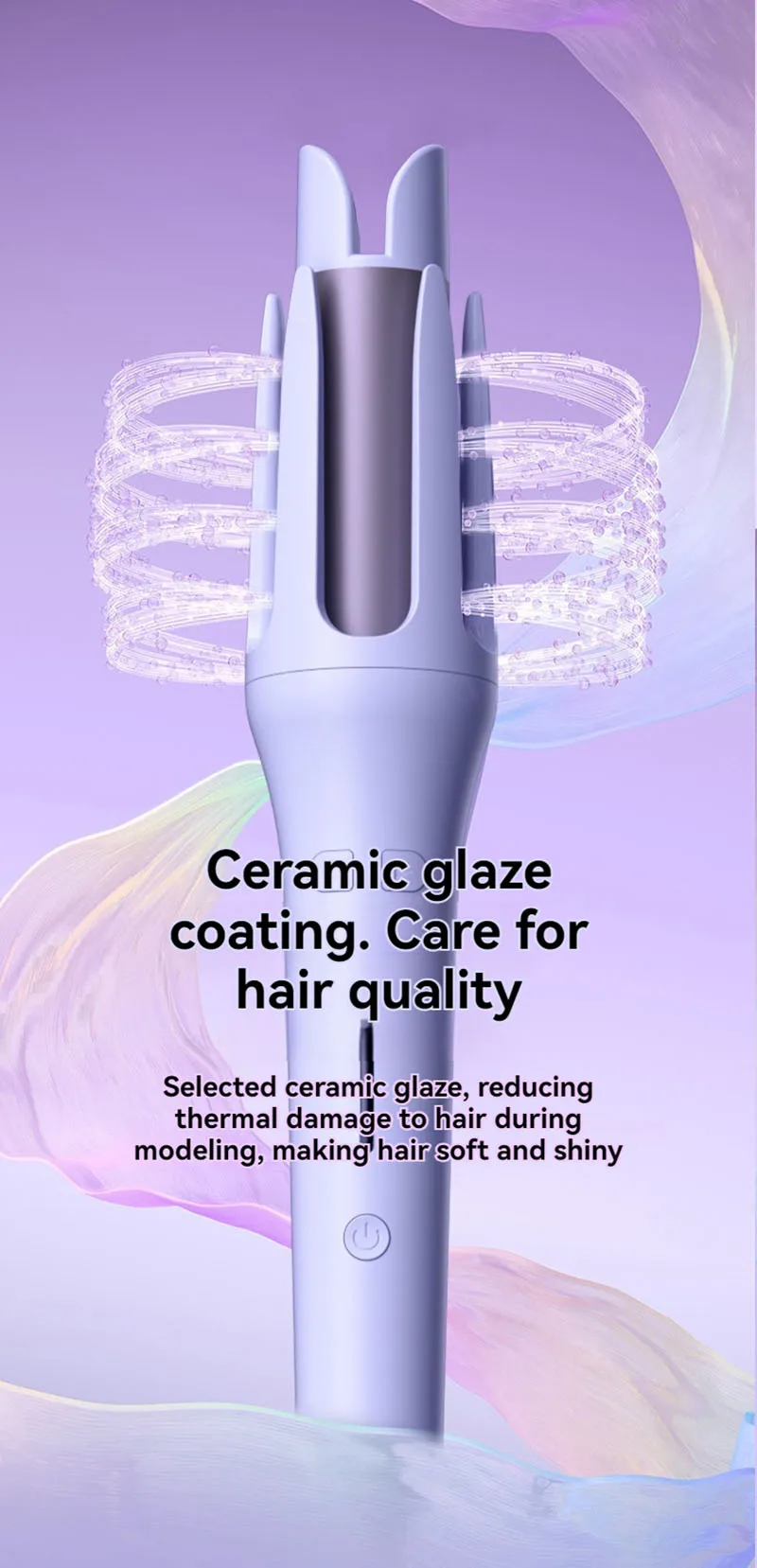 New Anion Automatic Hair Curler Fluffy Chicken Rolls Hair Curler Dormitory Portable Mini Electric Curler Long Lasting Curly Hair