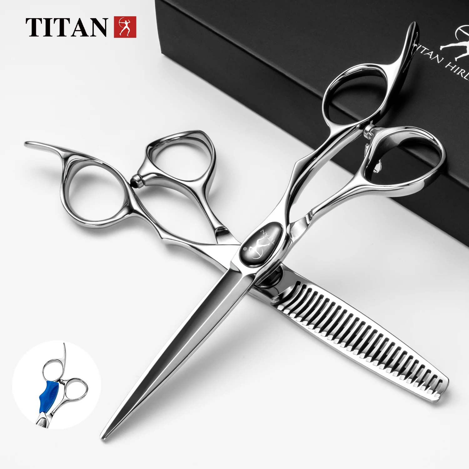 Titan Professional Hair Scissors Barber Tool for Men's Grooming And Haircutting 5.5,6.0 Shears Scissors