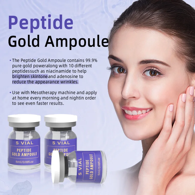 10pcs Salmon DNA PDRN Ampoule Skin Booster Serum Kit Facial Skin Whitening Moisturizing For 0.3mm Microneedle Serum