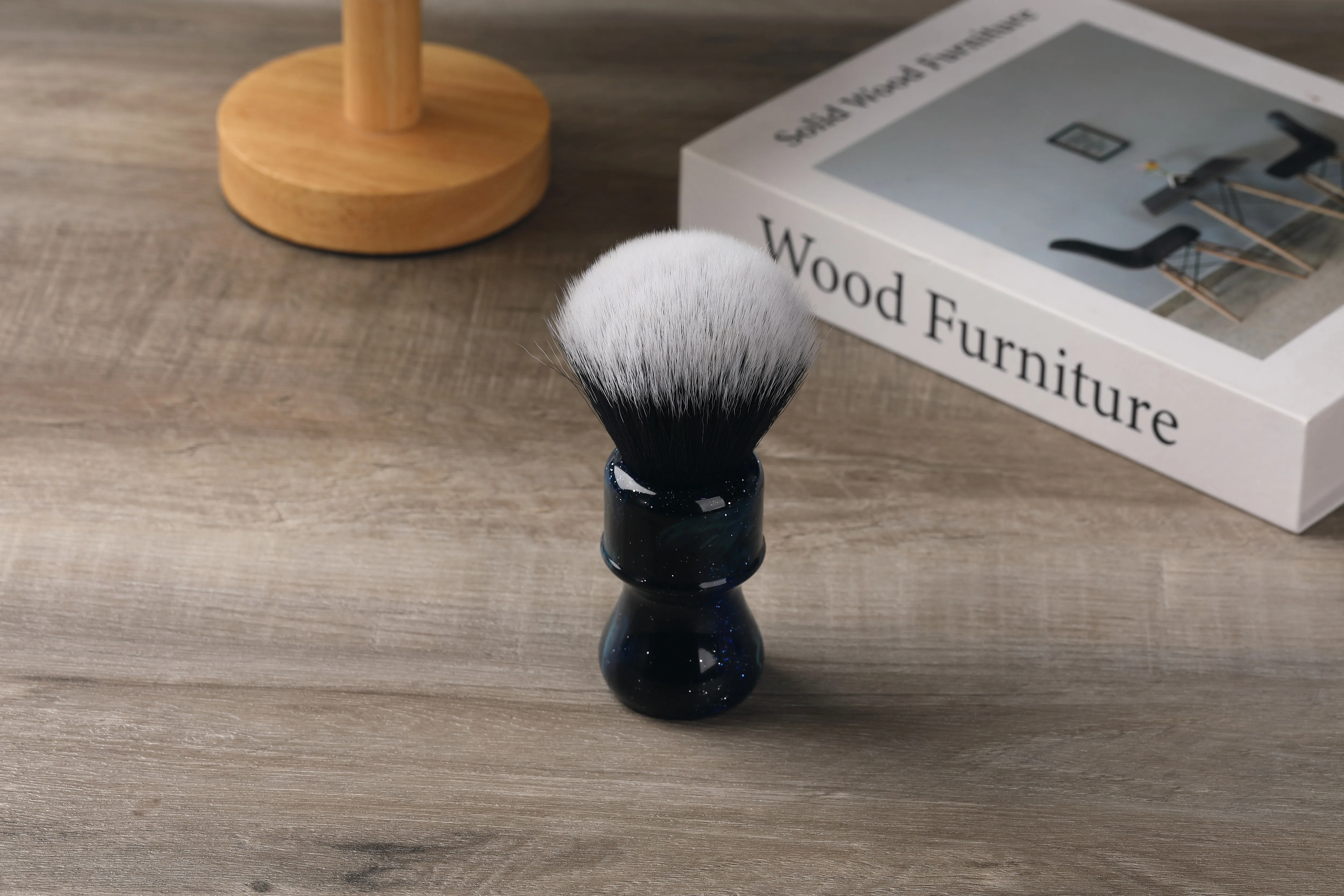 YAQI 26MM Mysterious Space Color Handle Tuxedo Shaving Brush For Men