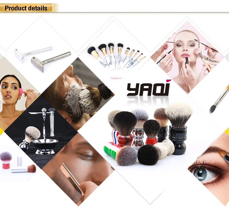 YAQI 26MM Mysterious Space Color Handle Tuxedo Shaving Brush For Men