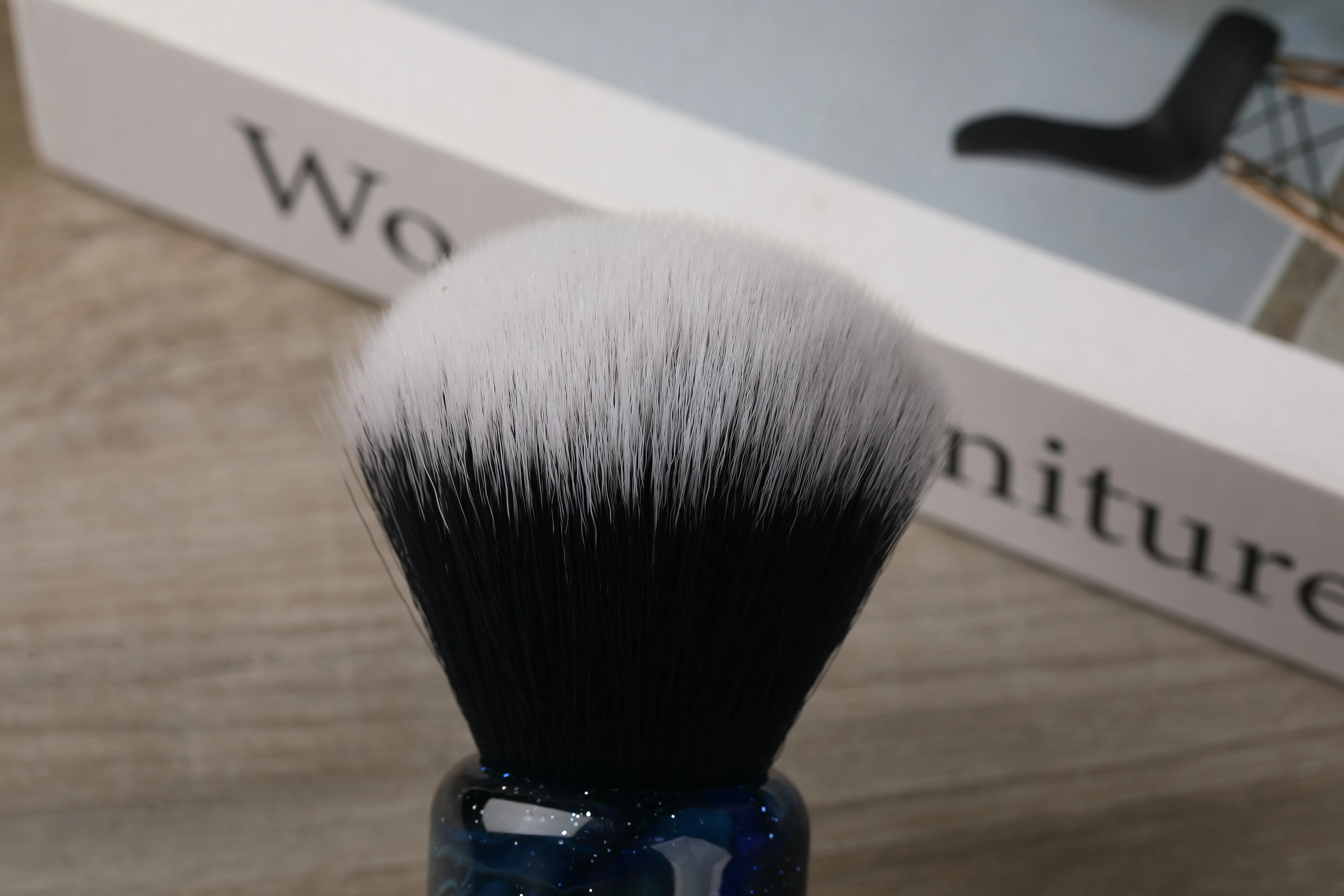 YAQI 26MM Mysterious Space Color Handle Tuxedo Shaving Brush For Men