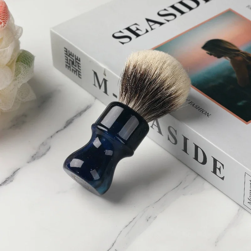 2026 Flash Sale!YAQI 24MM Mysterious Space Color Handle Two Band Hair Knot Men Shaving Brushes