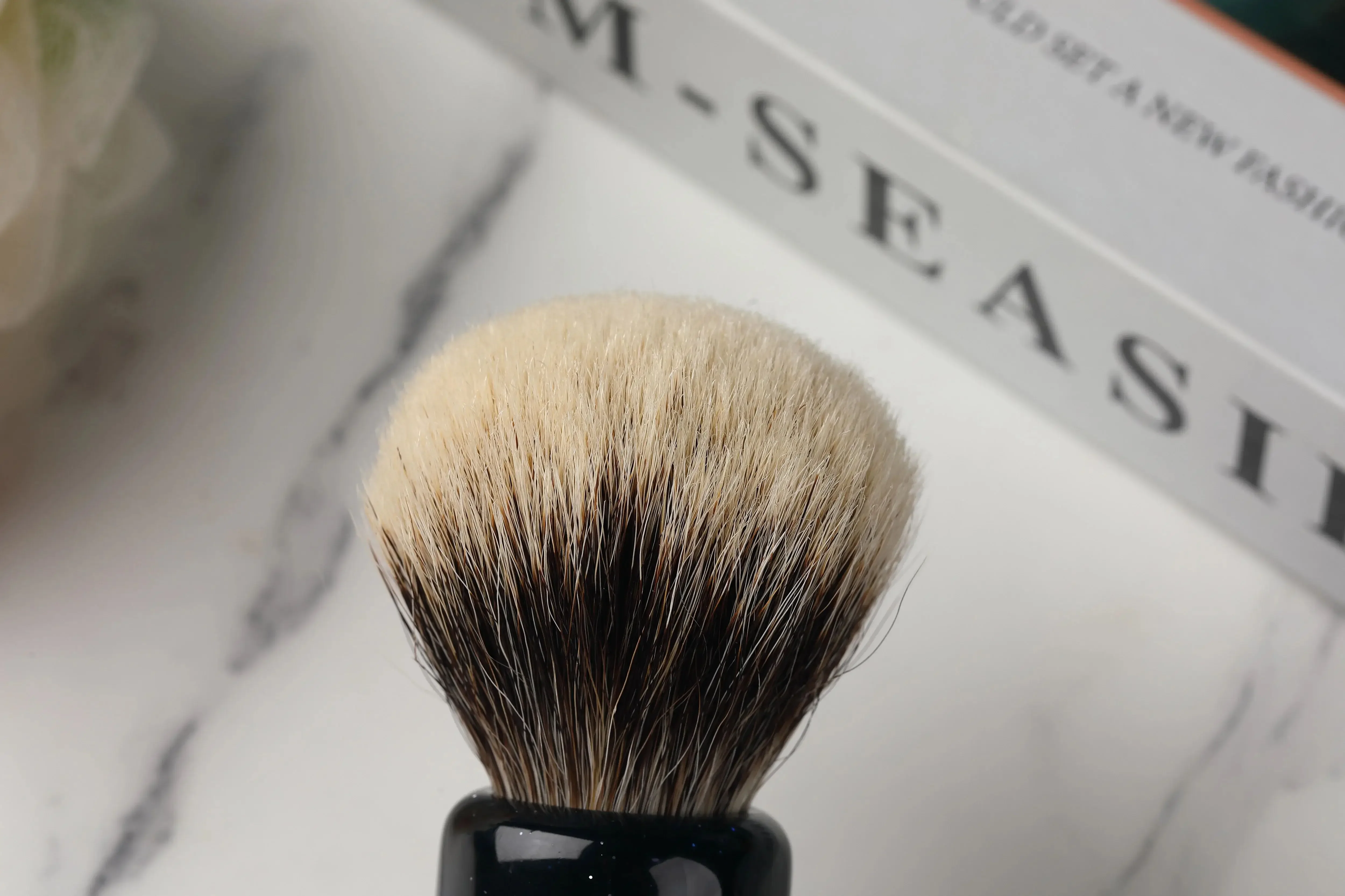 2026 Flash Sale!YAQI 24MM Mysterious Space Color Handle Two Band Hair Knot Men Shaving Brushes