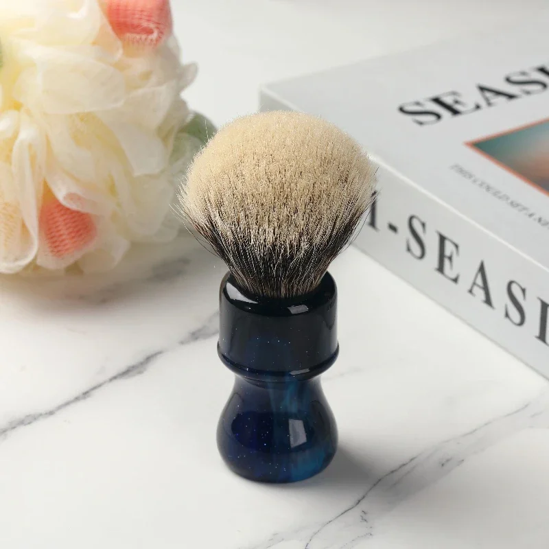 2026 Flash Sale!YAQI 24MM Mysterious Space Color Handle Two Band Hair Knot Men Shaving Brushes