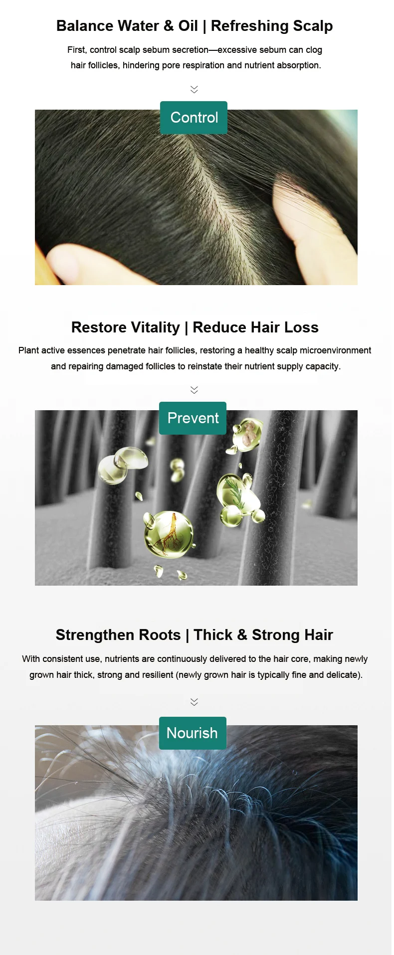 ZHANGGUANG 101 80ml Hair Shedding Proof Tonic Powerful Anti-Hair Loss Chinese Herbal Medicine Therapy Hair Loss Treatment Tonic