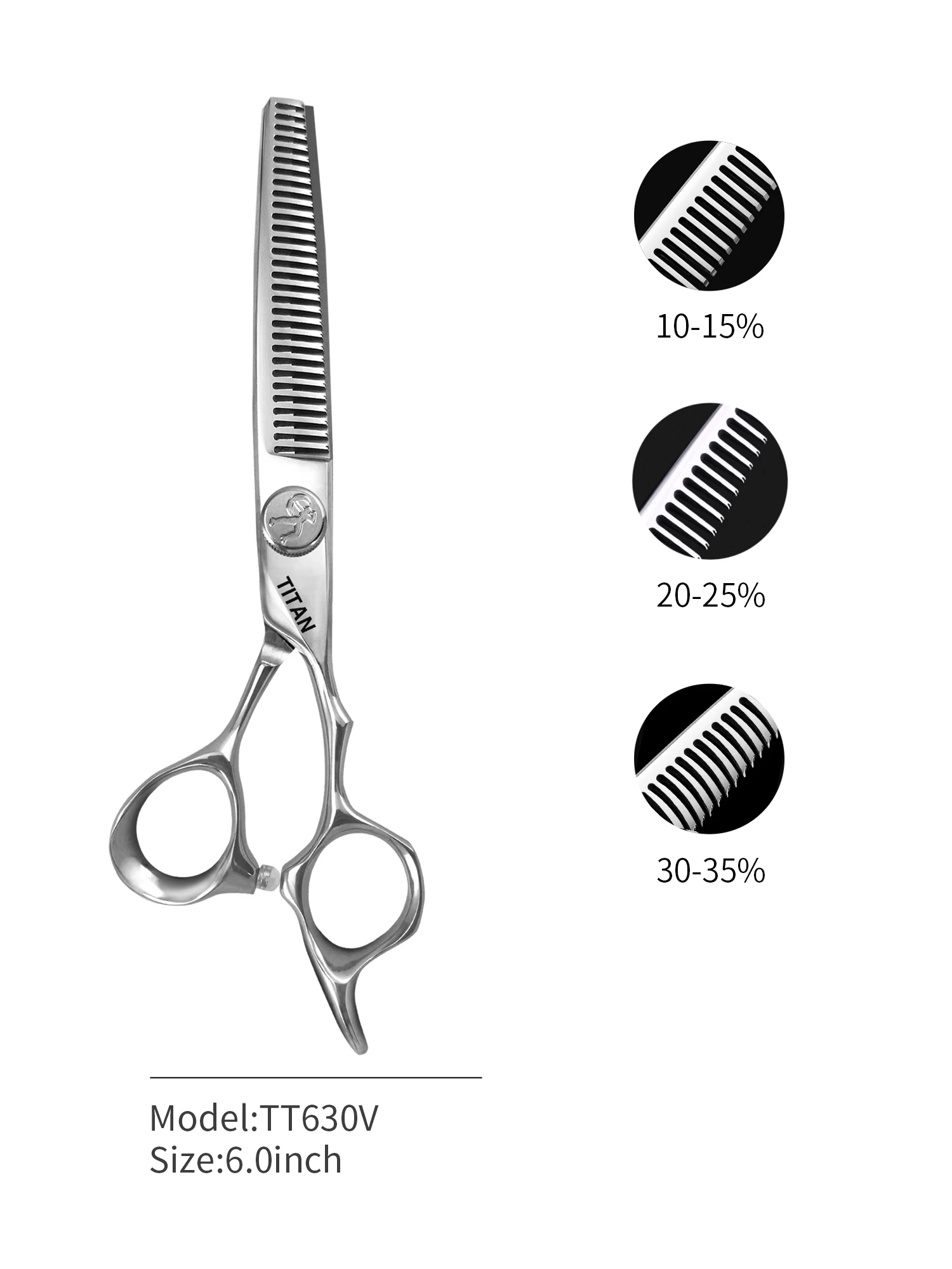 Titan 6 Inch Cut Well Hairdressing Professional Barber Hair Scissors for Hair