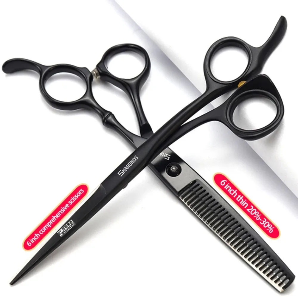 SHARONDS 5.5" 6" 6.5 Inch Hairdressing Scissors Light Weight 440C Japanese Steel Professional Barber Scissors Hairdressers Shear