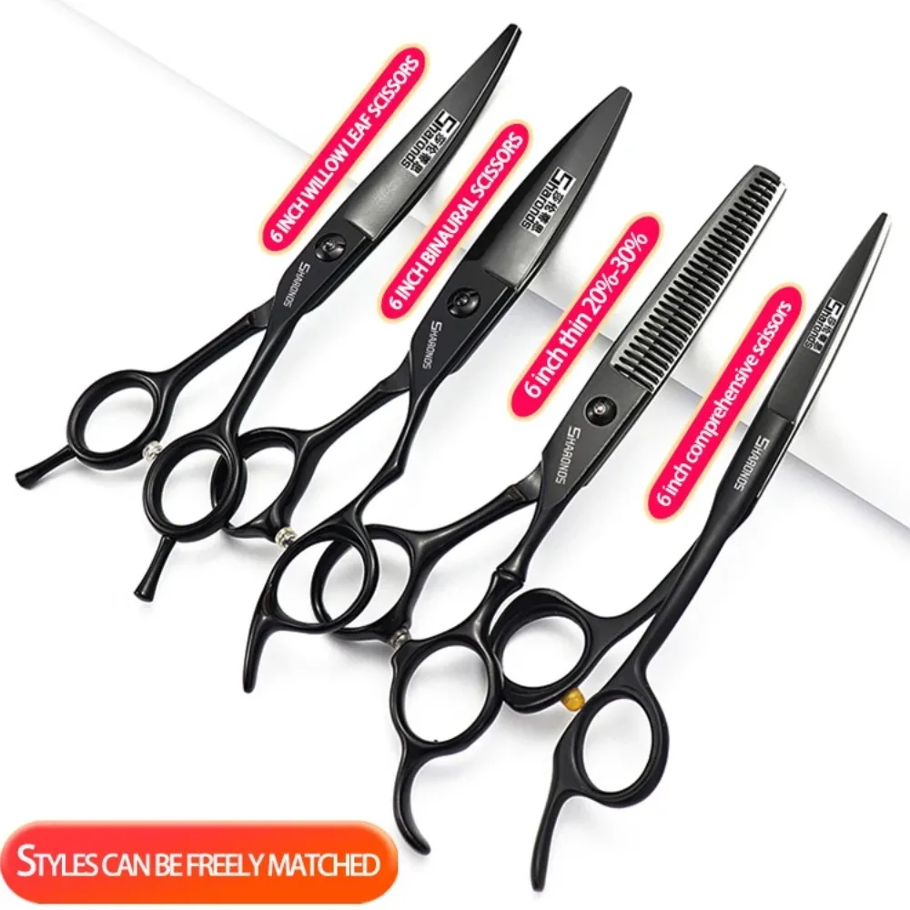 SHARONDS 5.5" 6" 6.5 Inch Hairdressing Scissors Light Weight 440C Japanese Steel Professional Barber Scissors Hairdressers Shear