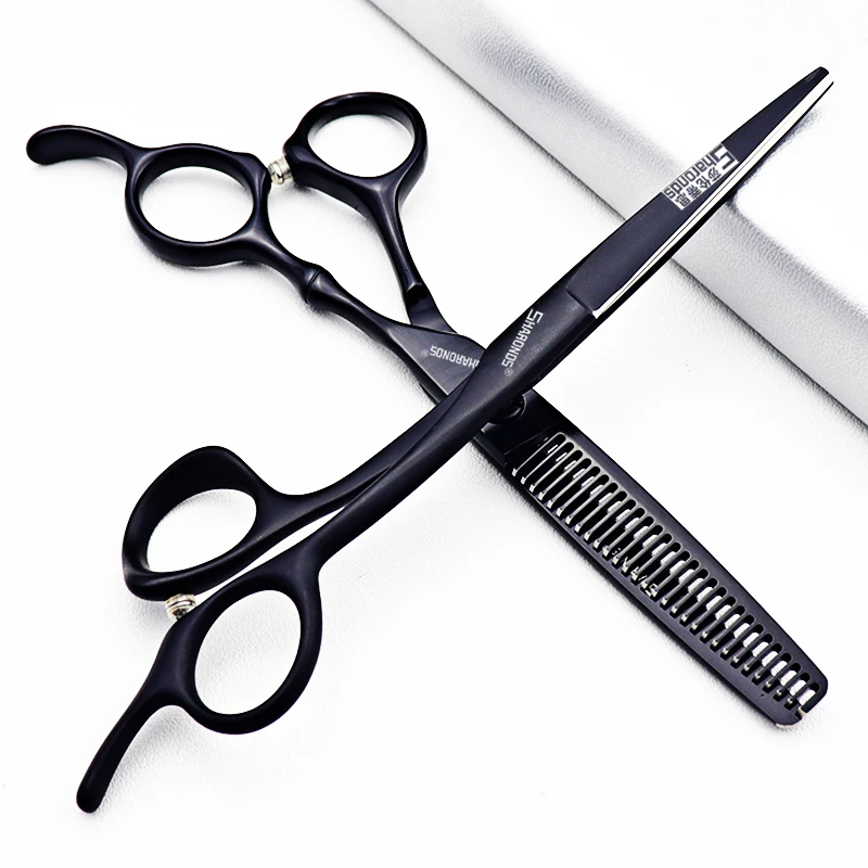 SHARONDS 5.5" 6" 6.5 Inch Hairdressing Scissors Light Weight 440C Japanese Steel Professional Barber Scissors Hairdressers Shear