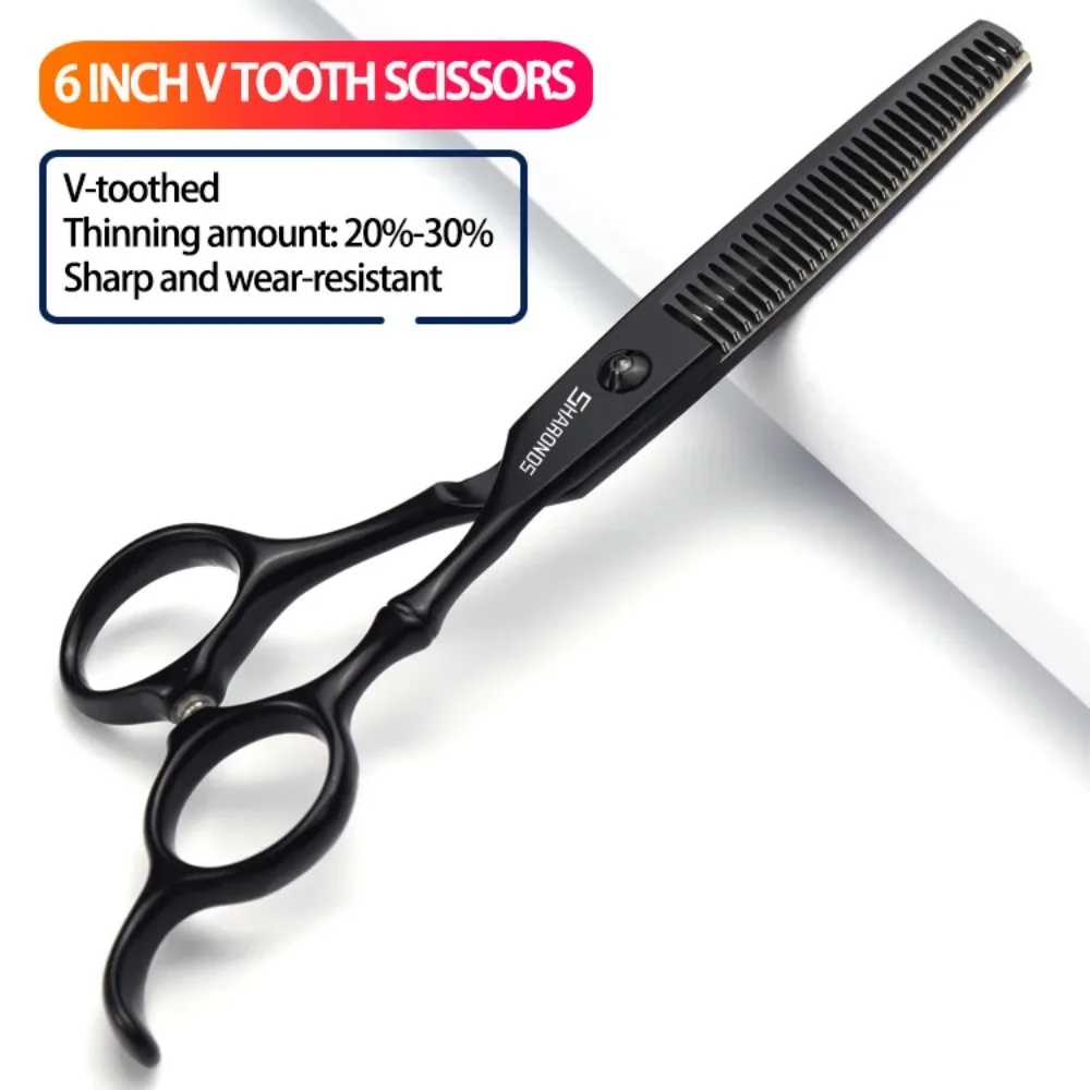 SHARONDS 5.5" 6" 6.5 Inch Hairdressing Scissors Light Weight 440C Japanese Steel Professional Barber Scissors Hairdressers Shear