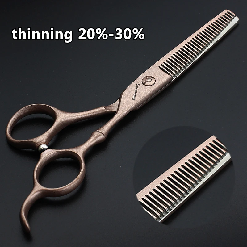 SHARONDS 5.5" 6" 6.5 Inch Hairdressing Scissors Light Weight 440C Japanese Steel Professional Barber Scissors Hairdressers Shear
