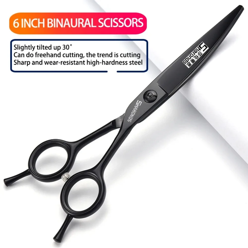 SHARONDS 5.5" 6" 6.5 Inch Hairdressing Scissors Light Weight 440C Japanese Steel Professional Barber Scissors Hairdressers Shear