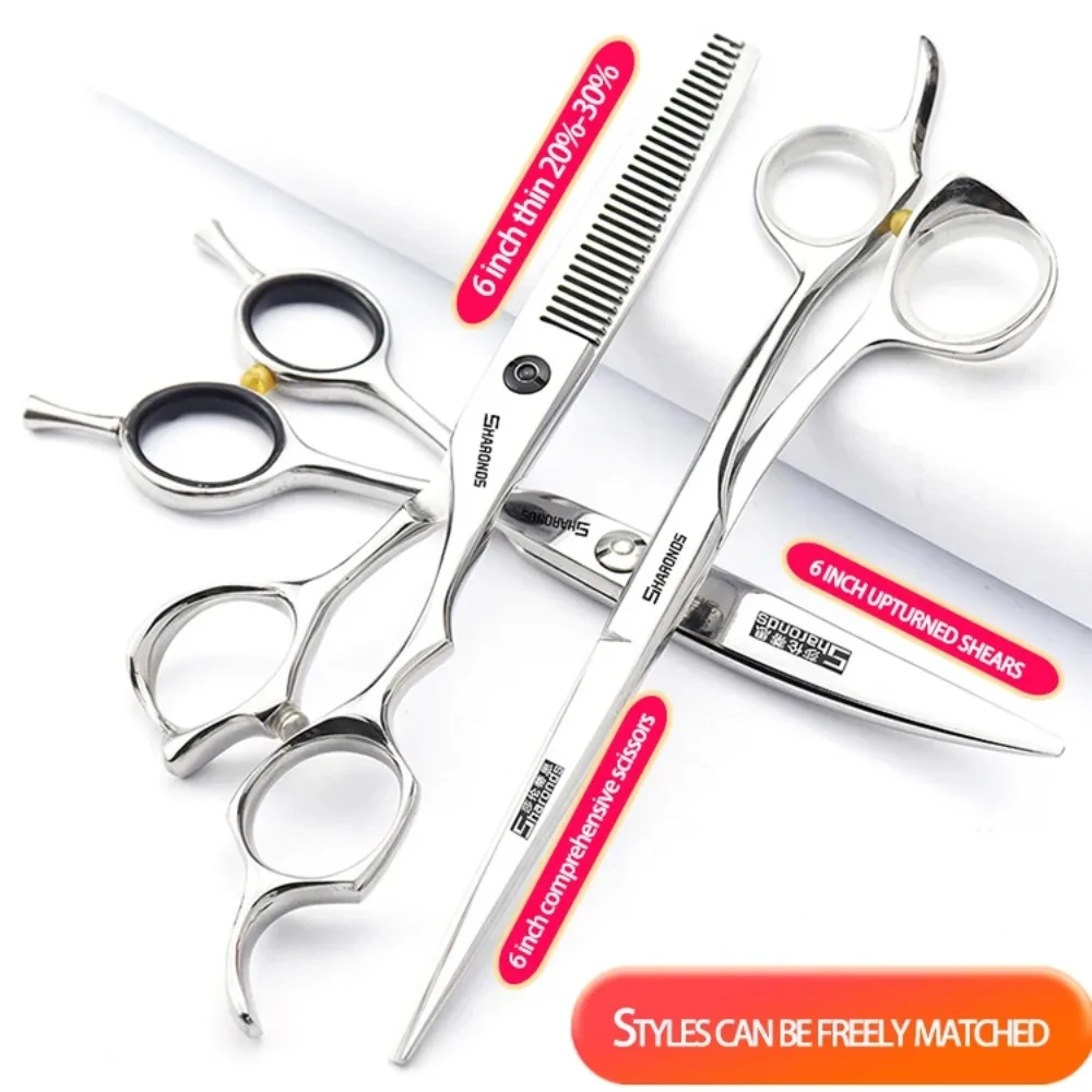SHARONDS 5.5" 6" 6.5 Inch Hairdressing Scissors Light Weight 440C Japanese Steel Professional Barber Scissors Hairdressers Shear