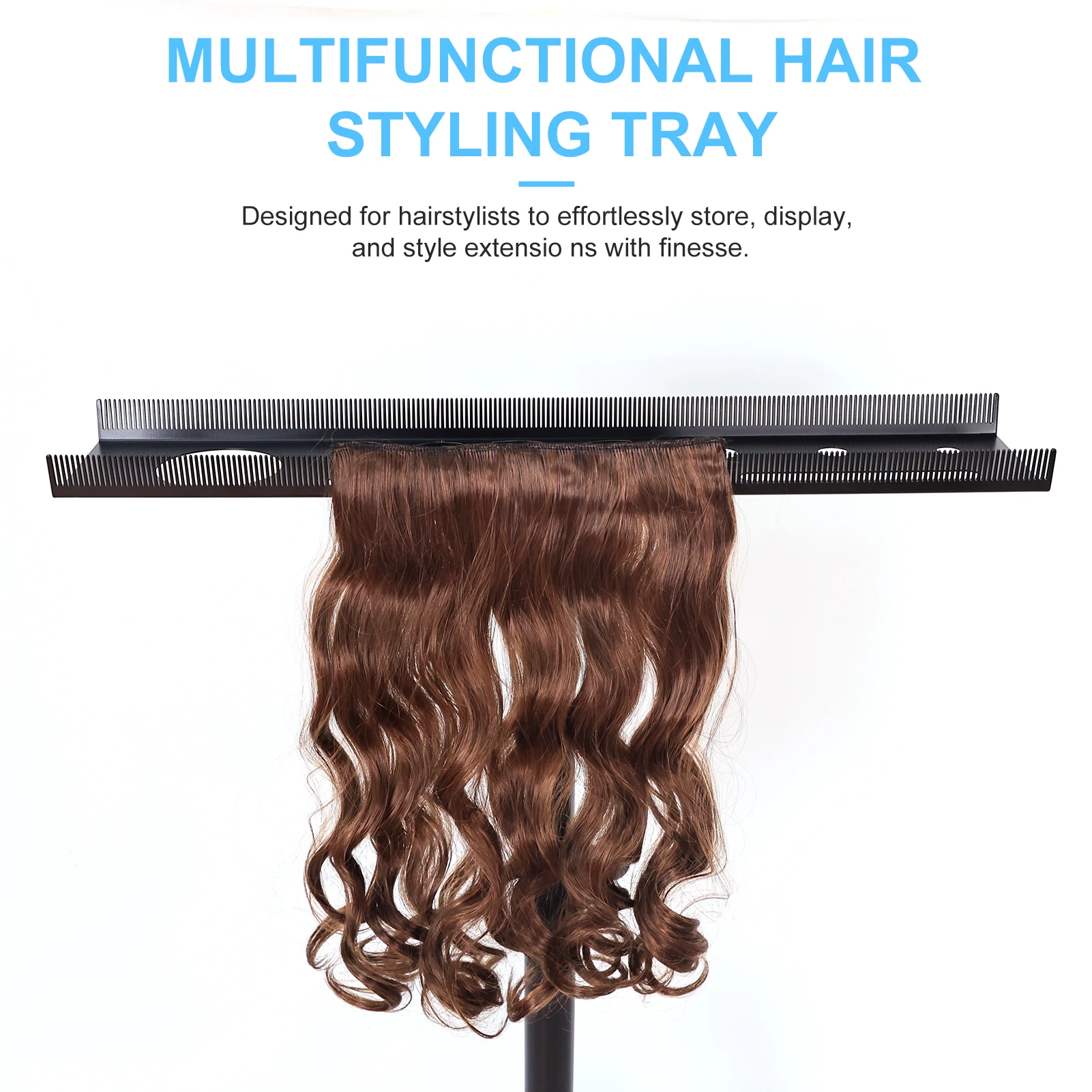Barber Adjustable Braiding Stylists Hair Rack Hair Racks Double Sided Standing Hair Stand Extension Holder Braiders Makeup Tools