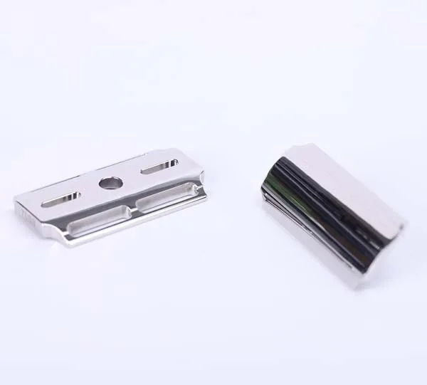 YAQI Vostok 70SB Straight Bar 316 Stainless Steel Polished Safety Razor Head with 0.7mm Blade Gap