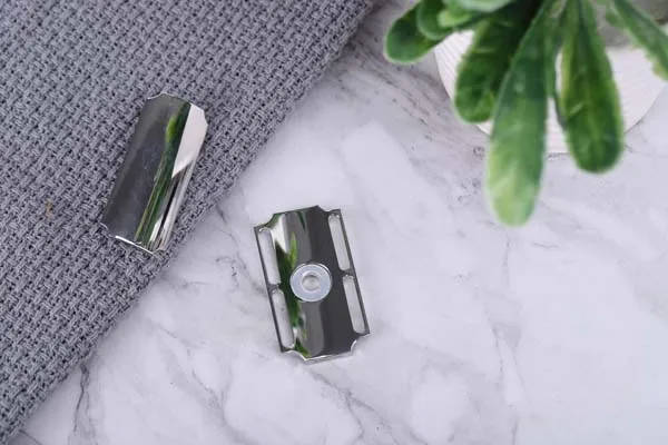 YAQI Vostok 70SB Straight Bar 316 Stainless Steel Polished Safety Razor Head with 0.7mm Blade Gap