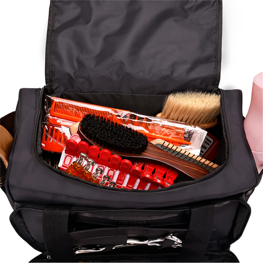 Salon Hairdressing Barber Handbag Hairdresser Travel Carrying Pouch with Shoulder Strap Pro Hairdressing Tool Storage Bag