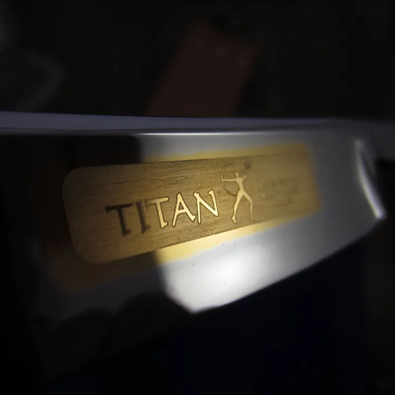 Titan Straight Razor Wooden Handle Hand Made Stainless Steel Blade Sharping Shaving