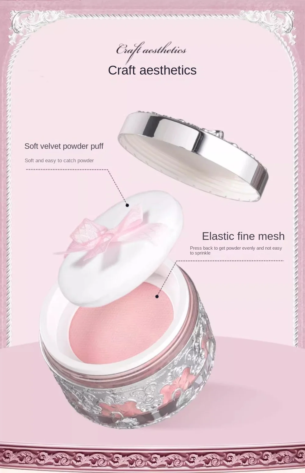 Flower Knows Swan Ballet Knight Unicorn Setting Loose Powder Makeup Matte Finishing Oil Control Fine Silly Texture Powder