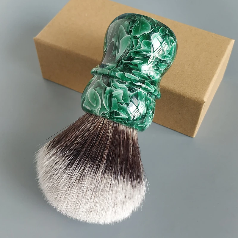 Dscosmetic 30mm Jade G7 Synthetic Hair Shaving Brush for Man Shaving Brush