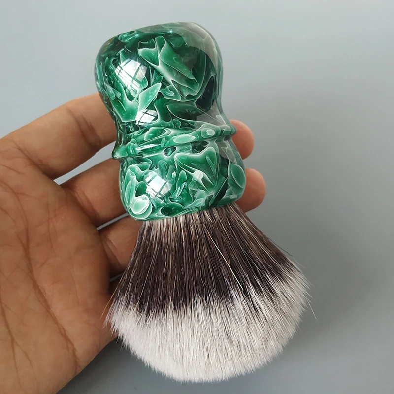 Dscosmetic 30mm Jade G7 Synthetic Hair Shaving Brush for Man Shaving Brush