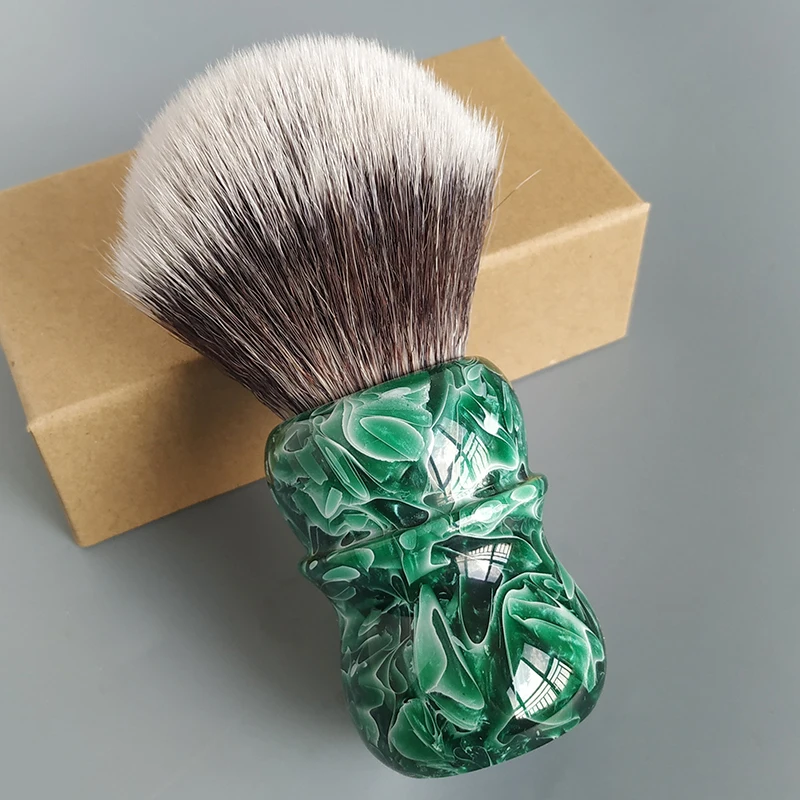 Dscosmetic 30mm Jade G7 Synthetic Hair Shaving Brush for Man Shaving Brush