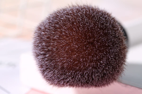 YAQI Ofel 24mm Black Handle Yellow Synthetic Hair Knot Mens Wet Shaving Brush