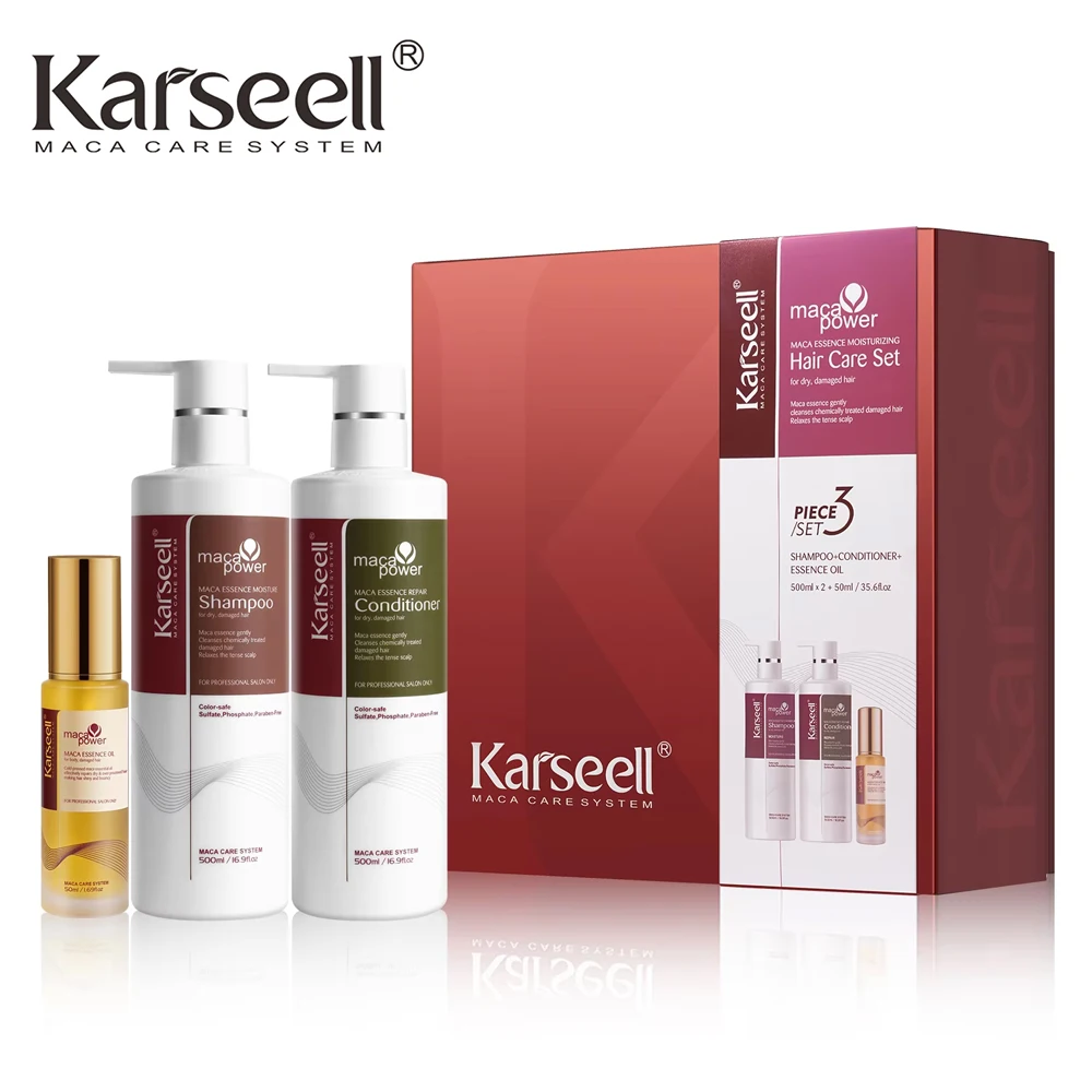 Karseell Collagen Hair Treatment Repair Conditioning, Shampoo and Conditioner for Dry Damaged Hair All Hair Types Hair Care Gift