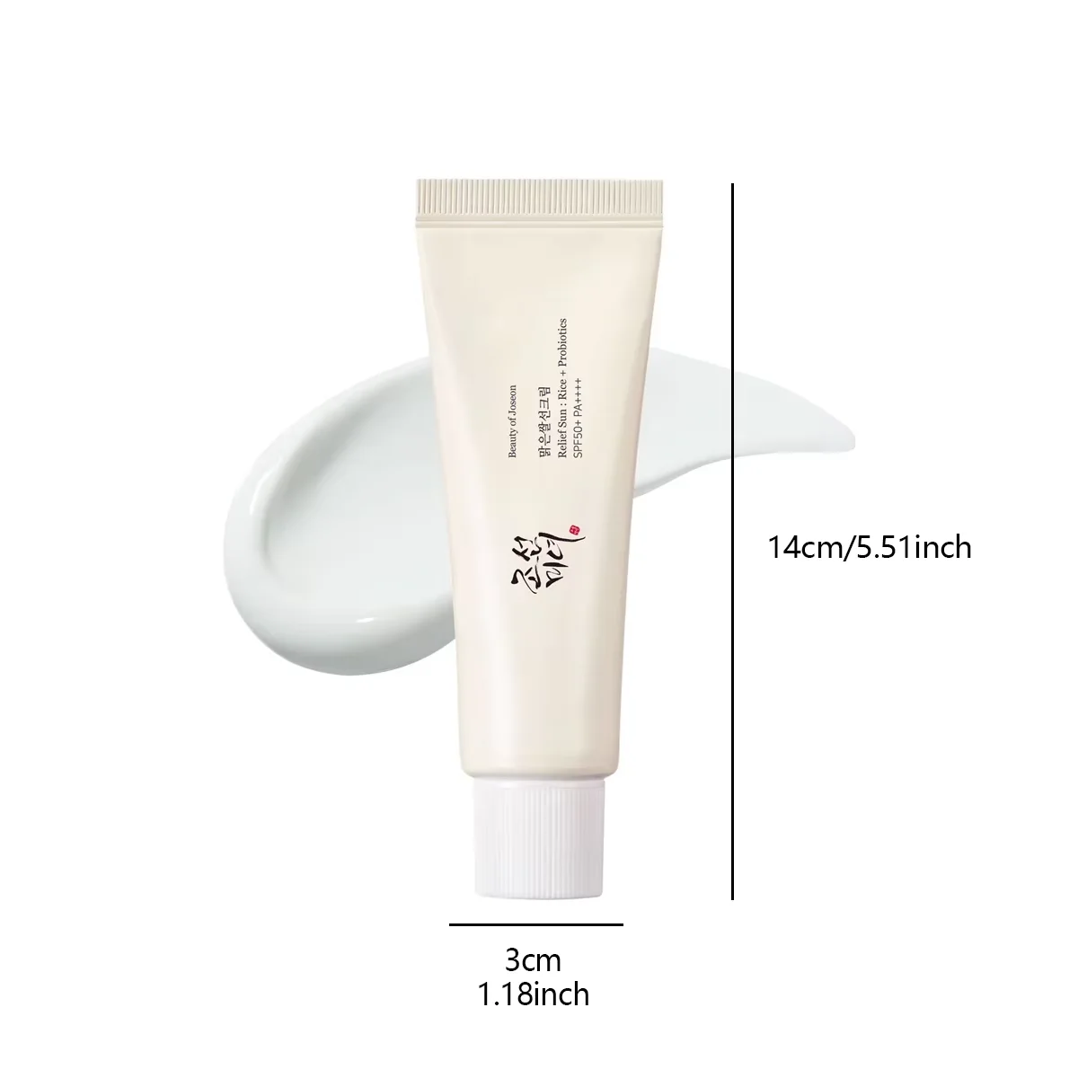 Beauty of Joseon Relief Sun : Rice+Probiotics SPF50+ PA++++ 50ml,Lightweight & Fast-Absorbing,Korean Skincare,Korean Makeup