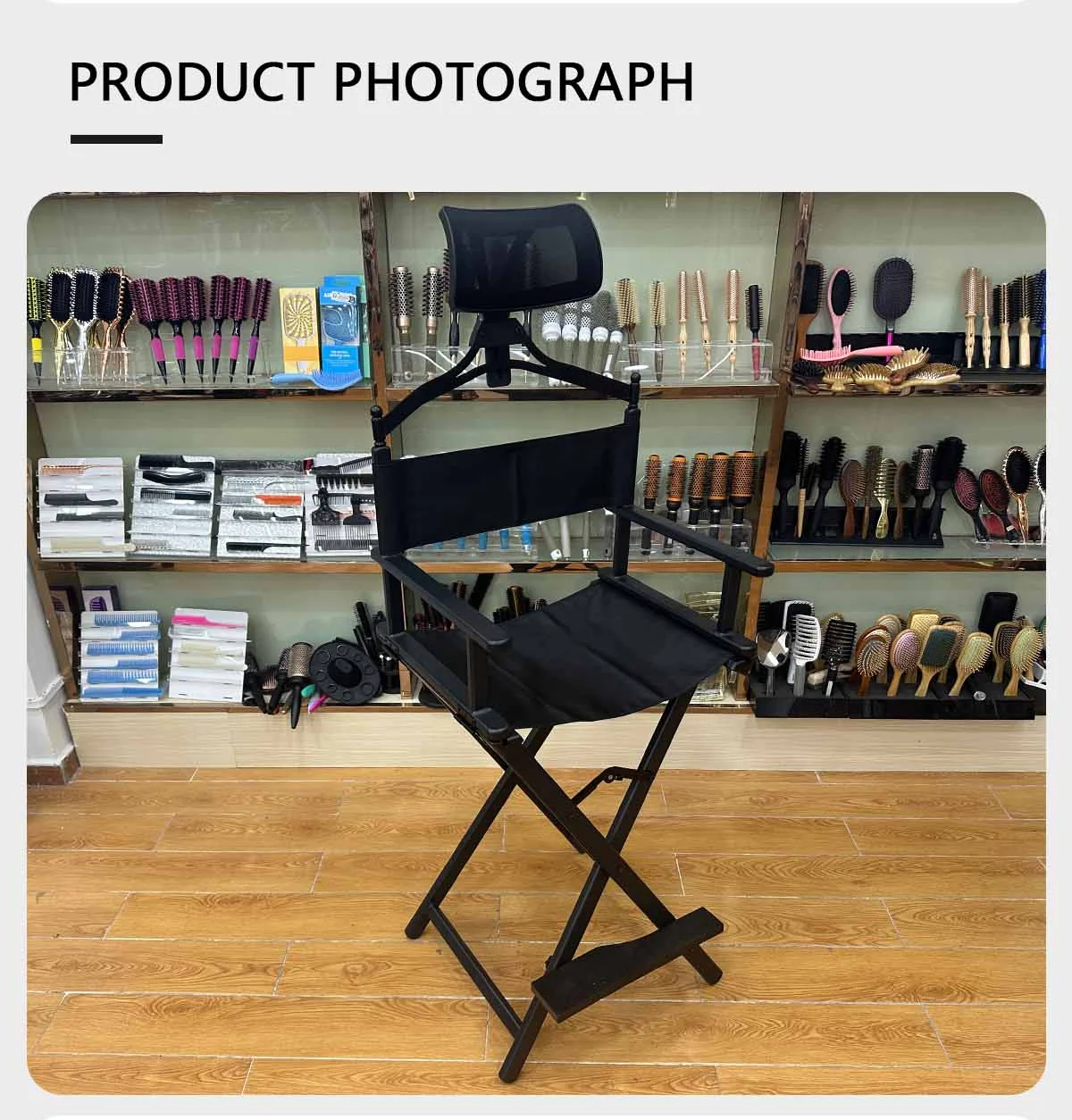Large Director Aluminum Alloy Chair Computer Leisure Chair Folding Outdoor Canvas Beach Office Cosmetic Chair Outdoor Furniture