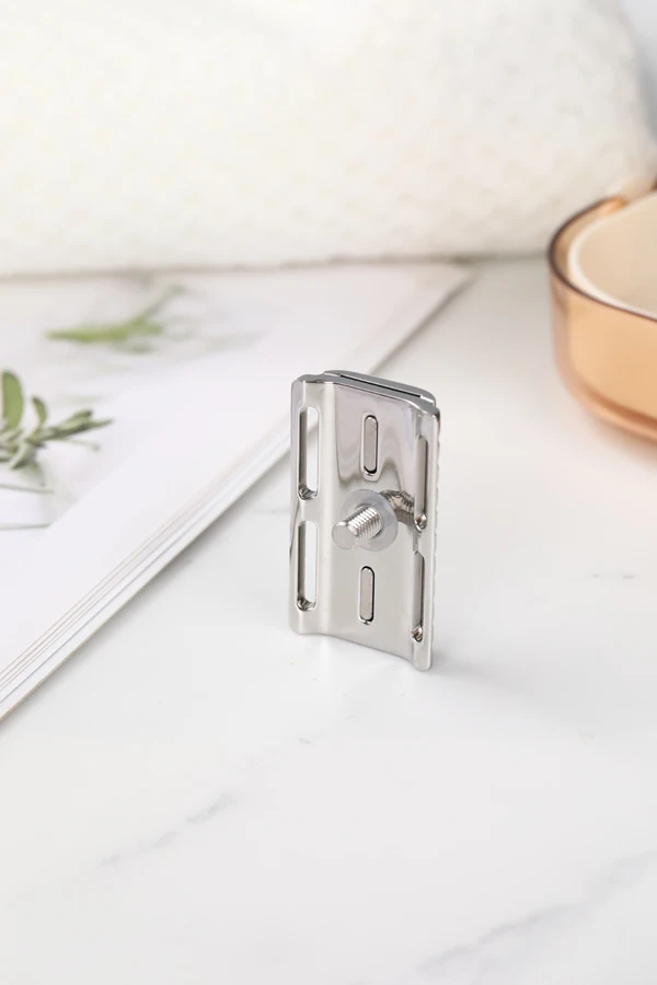 YAQI Ghost 70SP 316 Stainless Steel Polished Safety Razor Head with 0.7mm Blade Gap