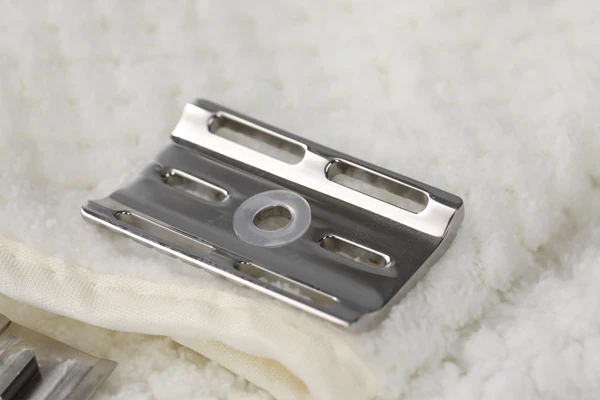 YAQI Ghost 70SP 316 Stainless Steel Polished Safety Razor Head with 0.7mm Blade Gap