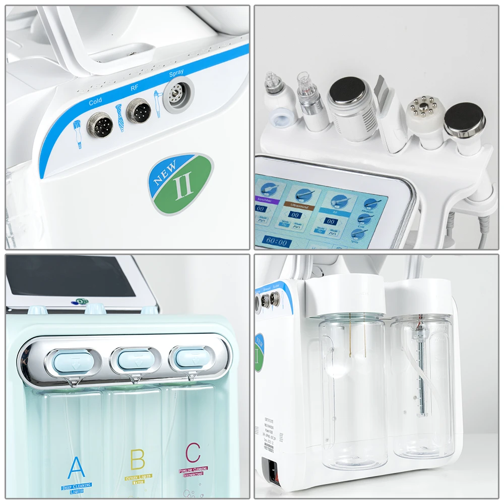 7 in 1 Dermabrasion Peel Spa Facial Machine Skin Rejuvenation Hydro Dermabrasion Hydro Aqua Face Deep Cleaning Skin Care Device