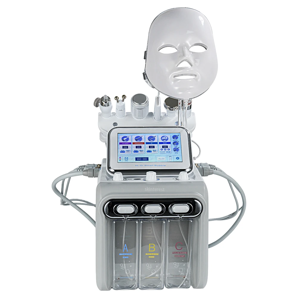 7 in 1 Dermabrasion Peel Spa Facial Machine Skin Rejuvenation Hydro Dermabrasion Hydro Aqua Face Deep Cleaning Skin Care Device