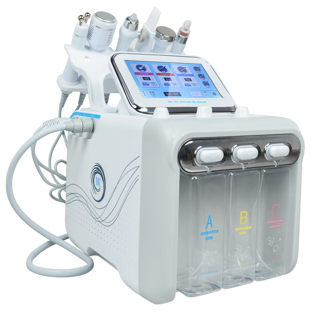 7 in 1 Dermabrasion Peel Spa Facial Machine Skin Rejuvenation Hydro Dermabrasion Hydro Aqua Face Deep Cleaning Skin Care Device