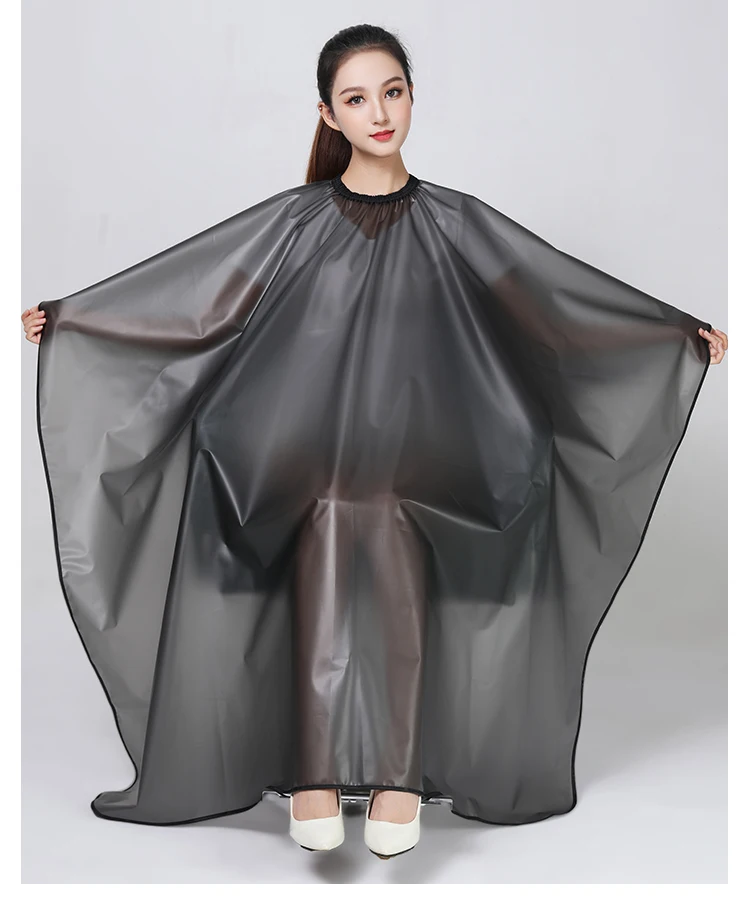 Barbershop Hairdresser Perm Dye Shawl Hair Salon Semi Transparent Waterproof Apron Thickened Cape Hairdressing Accessories