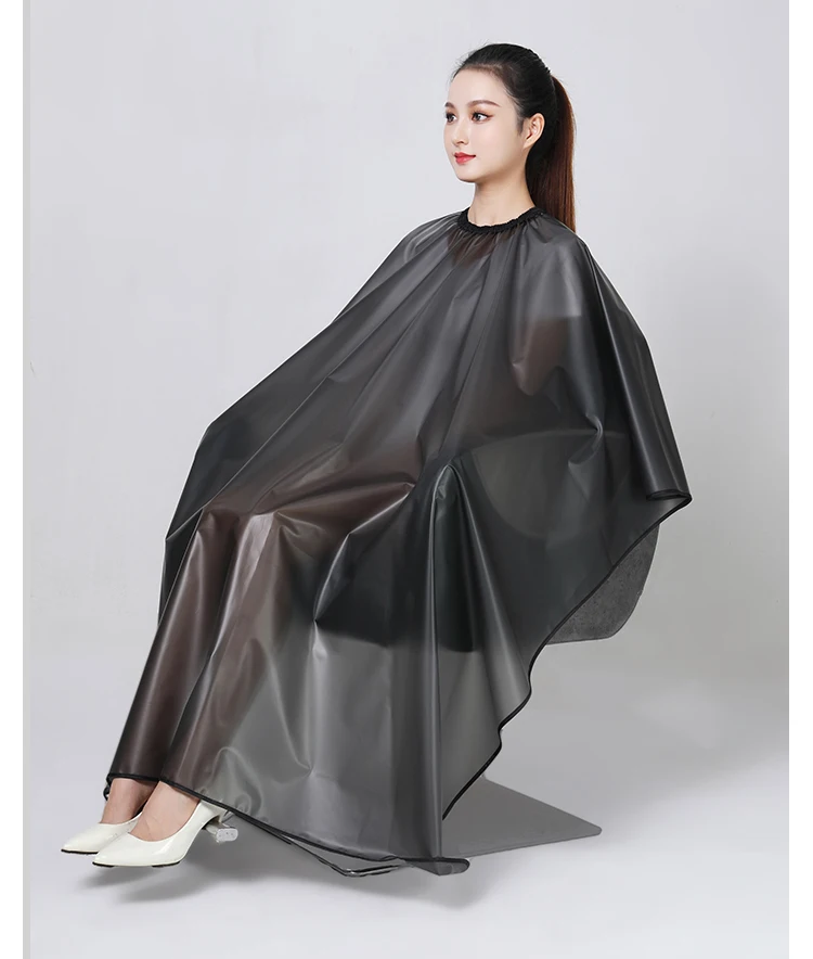 Barbershop Hairdresser Perm Dye Shawl Hair Salon Semi Transparent Waterproof Apron Thickened Cape Hairdressing Accessories