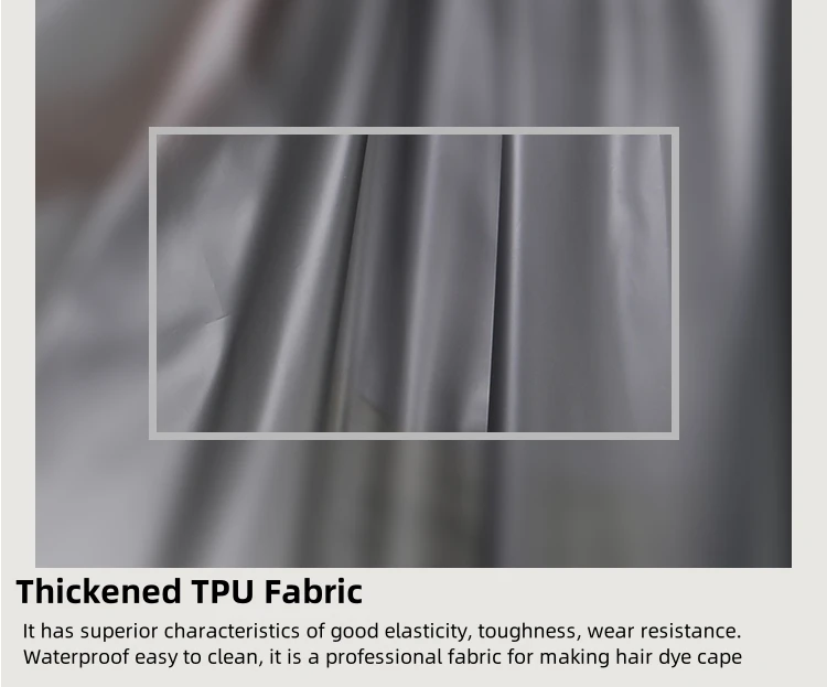 Barbershop Hairdresser Perm Dye Shawl Hair Salon Semi Transparent Waterproof Apron Thickened Cape Hairdressing Accessories