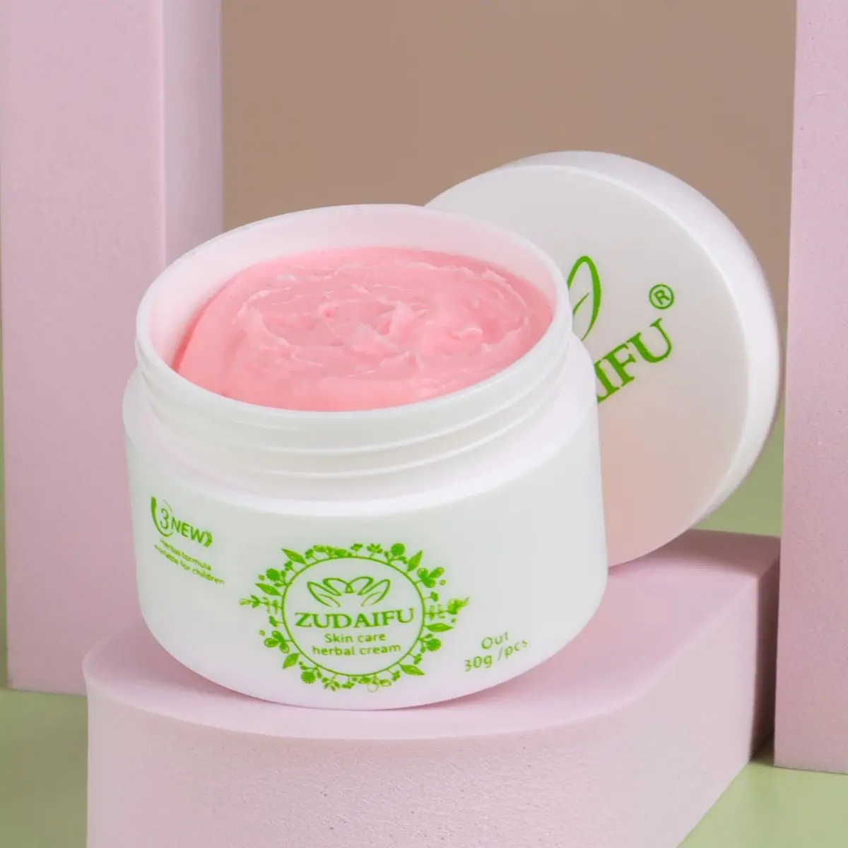 10pcs Zudaifu Third Generation Herbal Moisturizing Cream Cool and Moisturizing Cream Skin Care Cream 15/30g