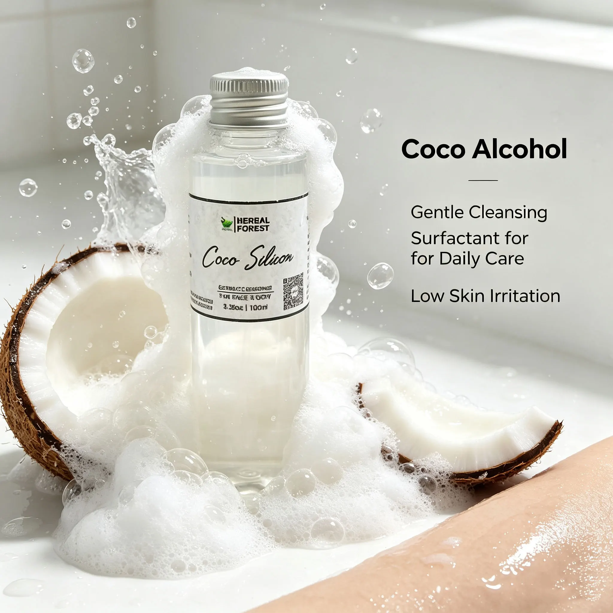 Pure Natural Organic Coco Silicon Coco Caprylate/Caprate FreshCool Oil Like Water Silicone Oil Substitute Moisturizing Skin Care