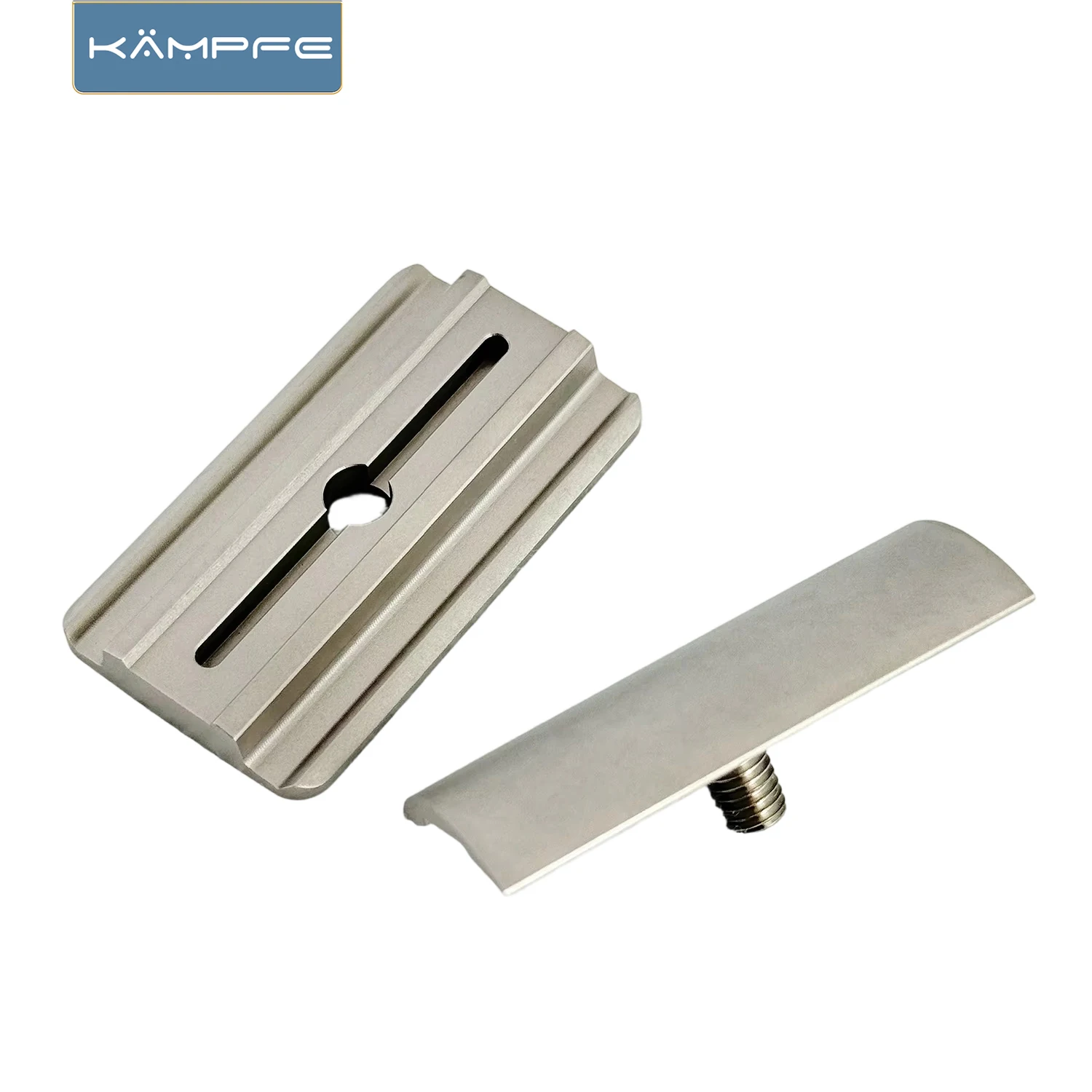 KAMPFE 316L Stainless steel CNC milling Manual safety shaver head polished razor head Gifts for men