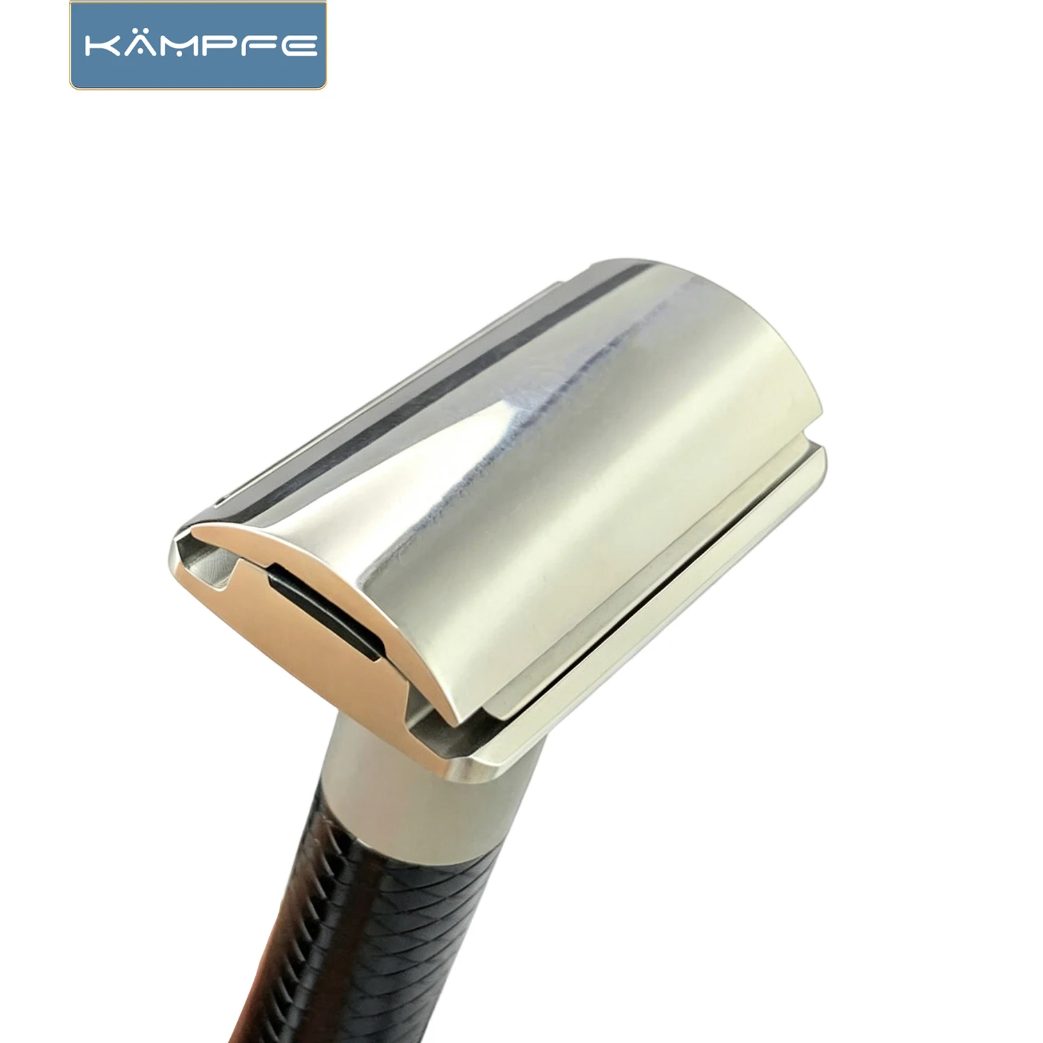 KAMPFE 316L Stainless steel CNC milling Manual safety shaver head polished razor head Gifts for men