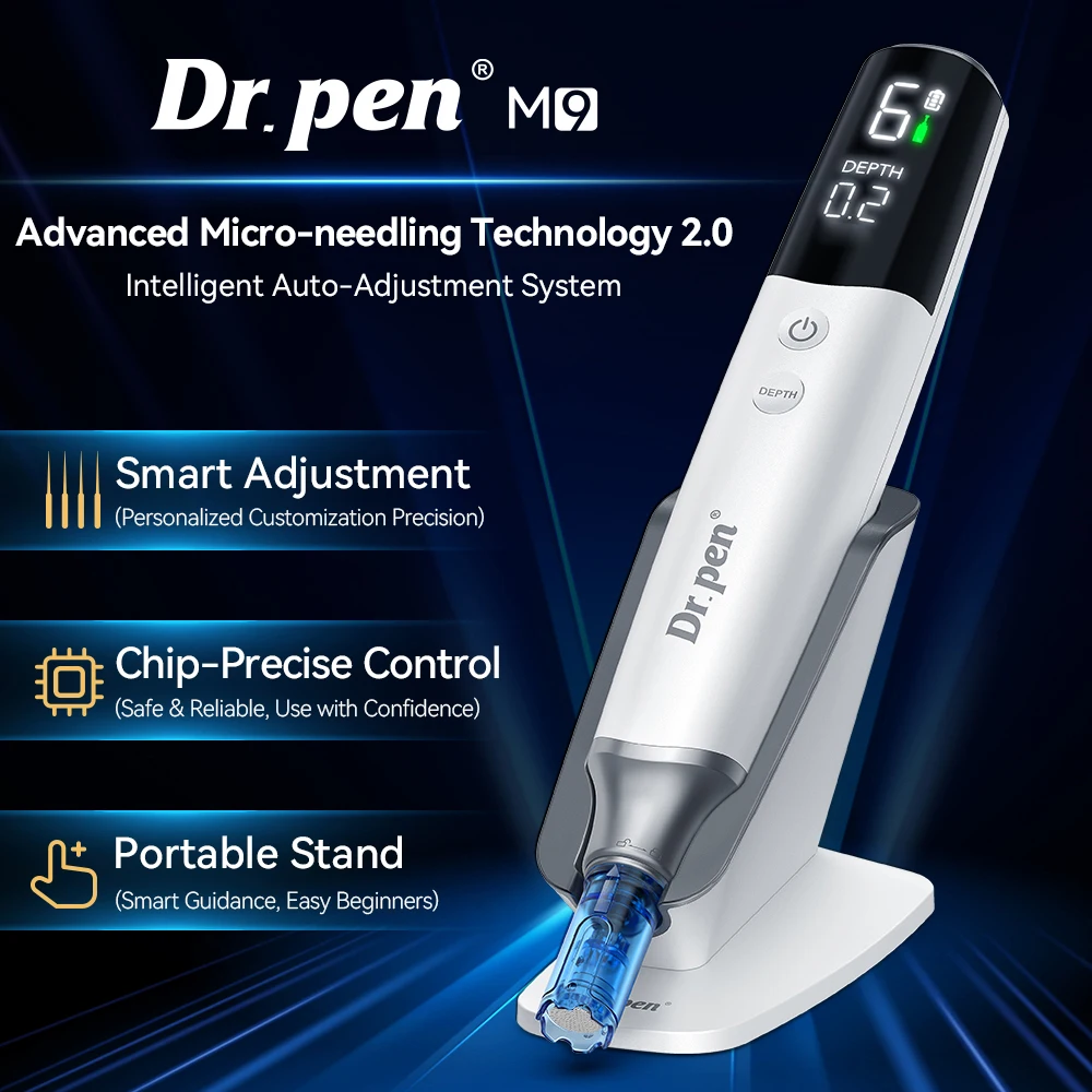 Original Dr.pen M9 Microneedle with 2 pcs needles Beauty machine Needle length 0.25 mm