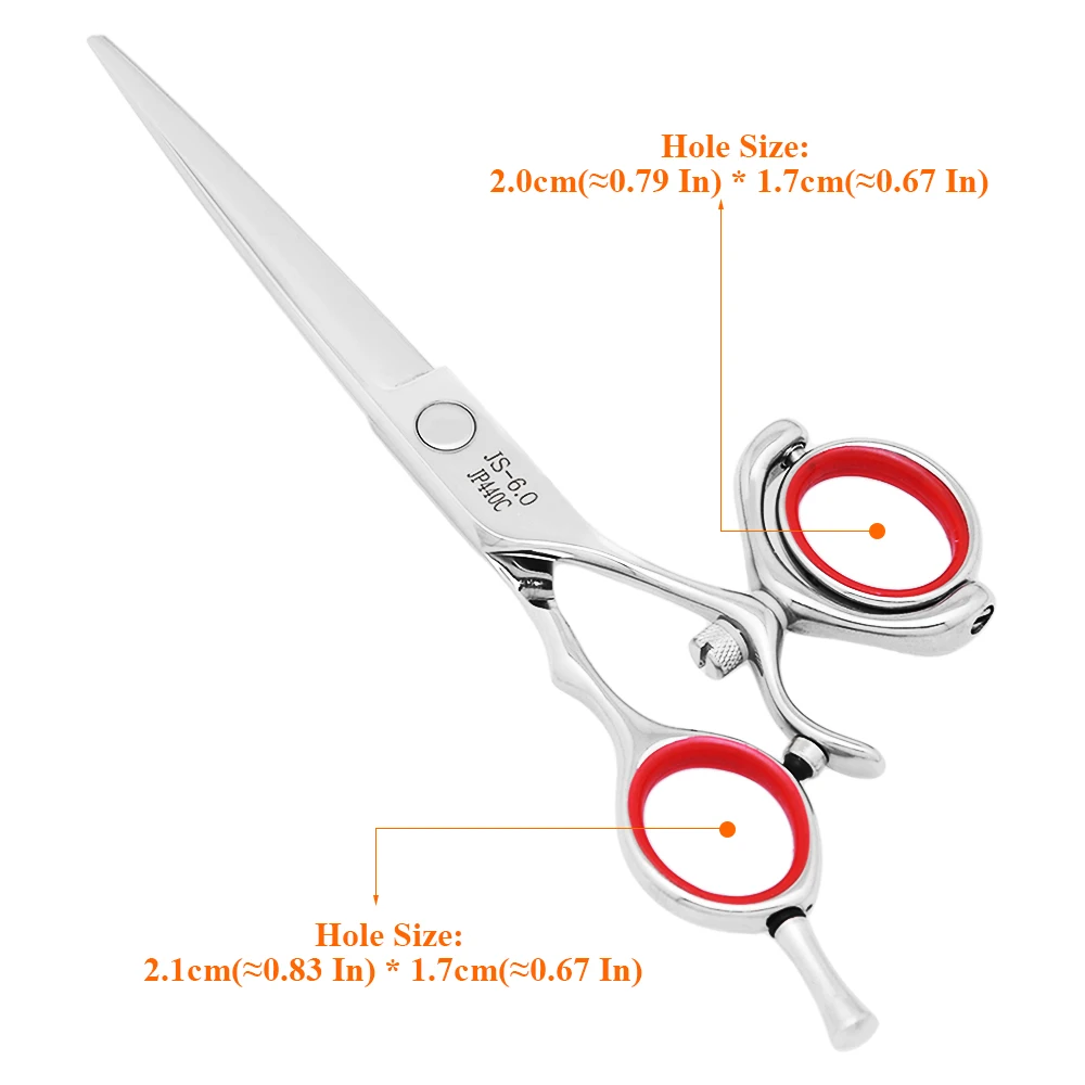 360 Degree Hair Scissors Set Japan Steel 5.5" 6.0" Salon Barber Cutting Thinning Shears Hairdressing Scissor High Quality A0118A
