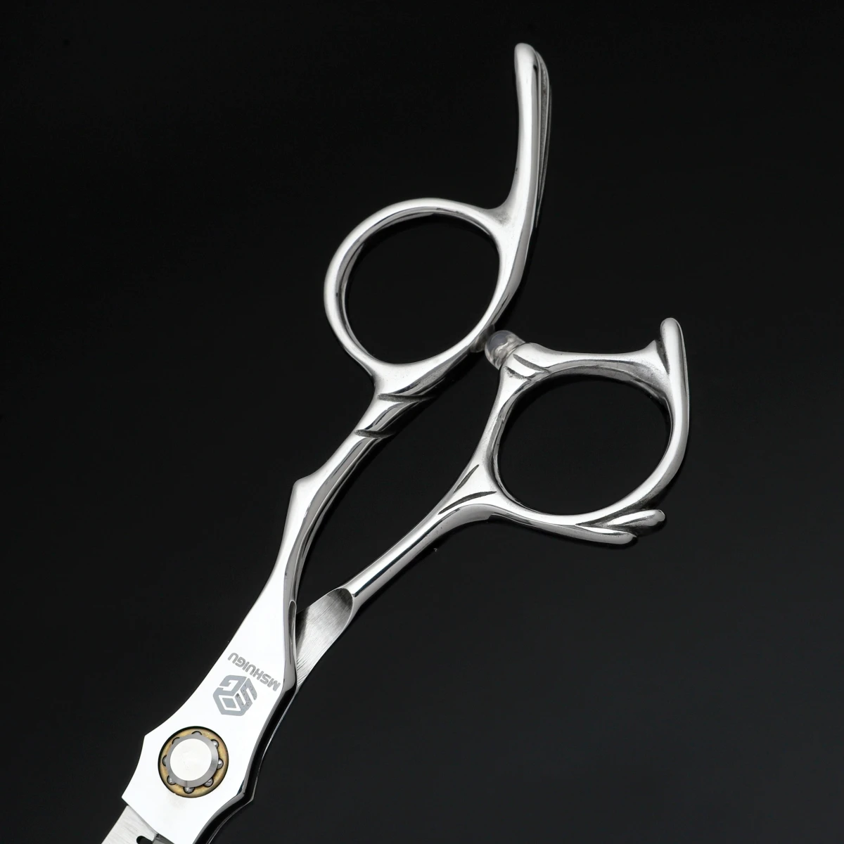 MSHUIGU Professional Barber Scissors Reverse Blade Thin Shears 440C 6/6.5/7 Inch Tool Accessories for Home Haircuts And Salons