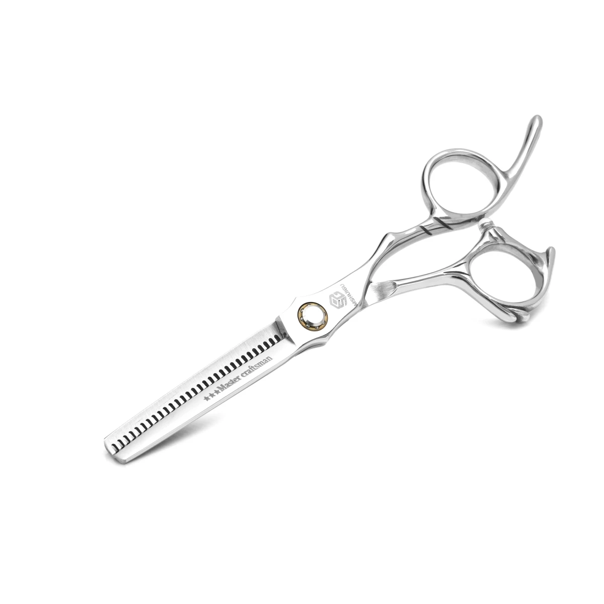 MSHUIGU Professional Barber Scissors Reverse Blade Thin Shears 440C 6/6.5/7 Inch Tool Accessories for Home Haircuts And Salons