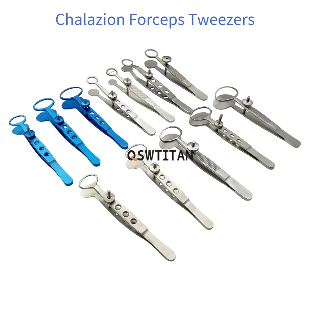 Chalazion Forceps Surgical Ophthalmic Tweezers Ophthalmic Eyelid Instrument Stainless steel/ Titanium alloy