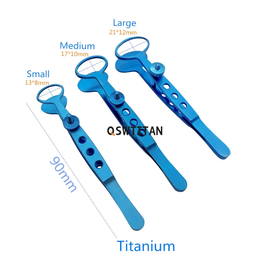 Chalazion Forceps Surgical Ophthalmic Tweezers Ophthalmic Eyelid Instrument Stainless steel/ Titanium alloy
