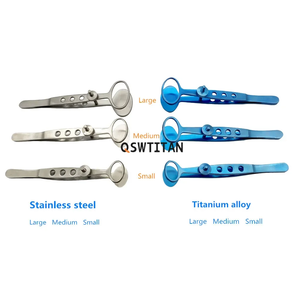 Chalazion Forceps Surgical Ophthalmic Tweezers Ophthalmic Eyelid Instrument Stainless steel/ Titanium alloy